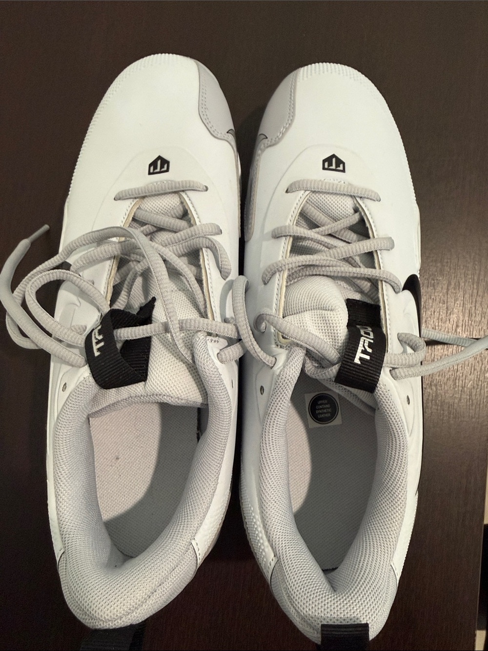 Nike Trout Fastflex Baseball Cleats White Gray Men’s/Boys Size 7 Brand New